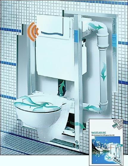 Kristaliklare Bergluft auf dem "Stillen Örtchen"